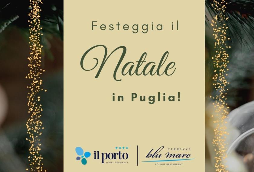 Christmas in Puglia with a view of the Mattinata Bay